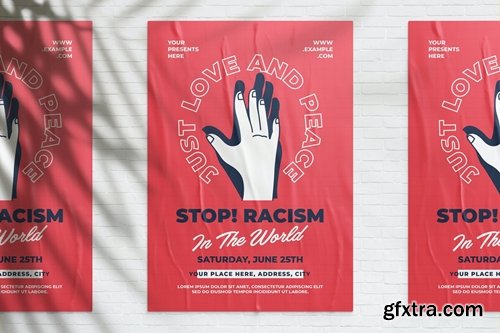 Stop Racism Campaign Flyer