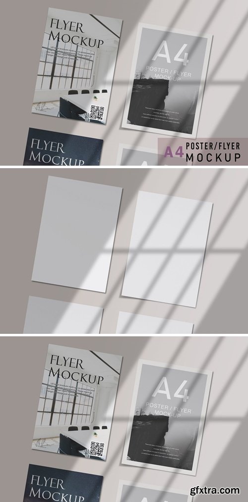 A4 Flyer Mockups V.3