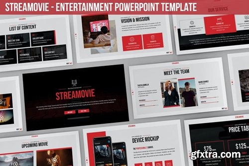 Streamovie - Entertainment Powerpoint Template