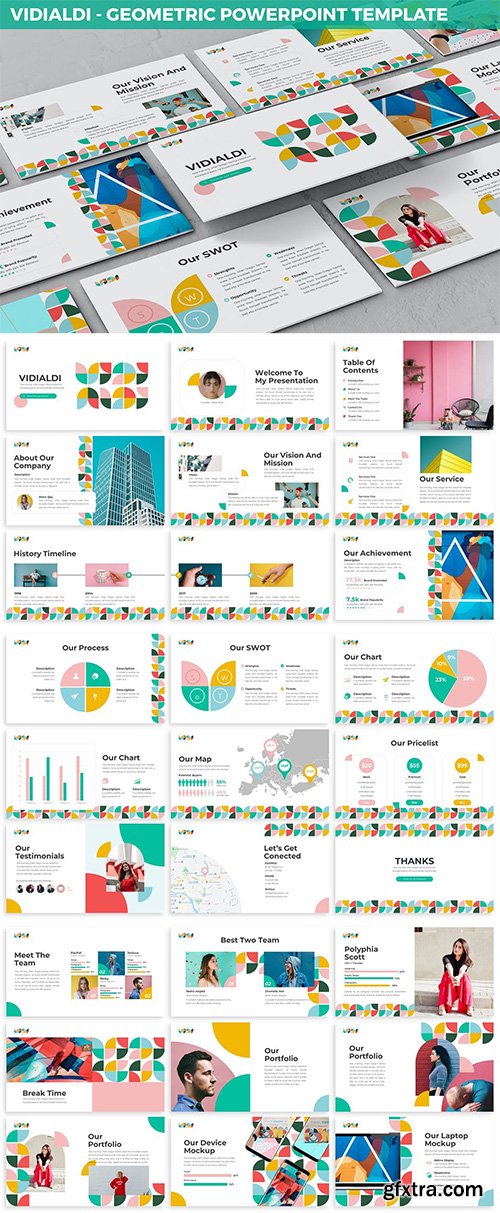 Vidialdi - Geometric Powerpoint Template