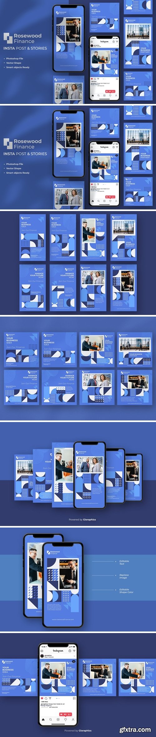 Finance Instagram Stories & Post Template