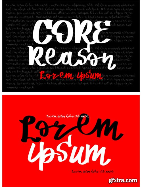 Core Reason Font