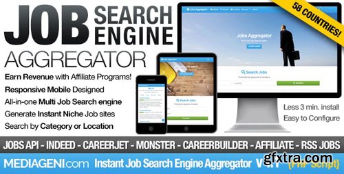 CodeCanyon - Instant Job Search Engine Aggregator v4.1 - 5541867