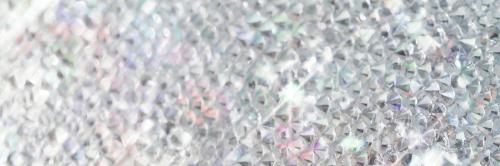 Silver crystals glitter background social banner - 2281072