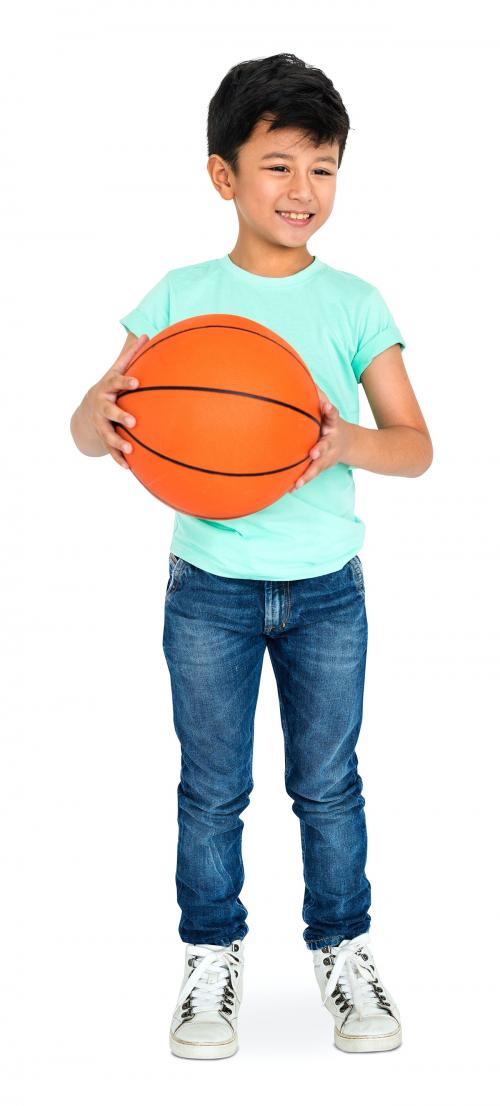 Little Kid With Basketball Concept - 4357