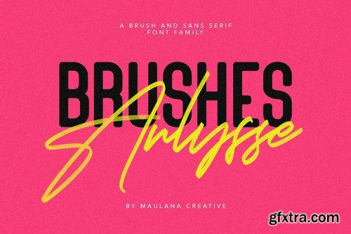 Arlysse SVG Brush Font Free Sans Serif Typeface