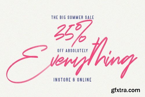 Arlysse SVG Brush Font Free Sans Serif Typeface