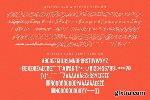 Arlysse SVG Brush Font Free Sans Serif Typeface