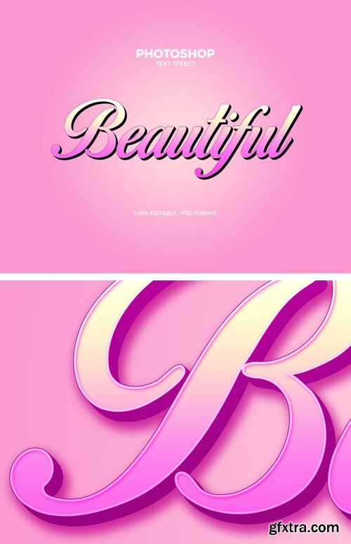 Beautiful Pink Photoshop Text Effect