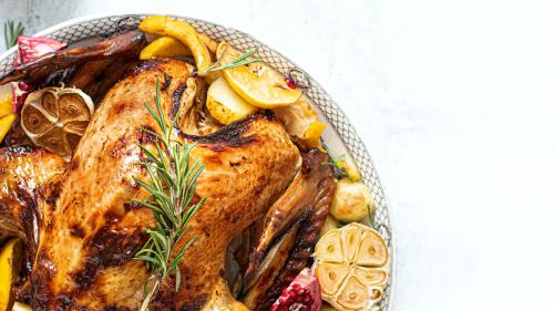 Fresh homemade thanksgiving roasted tukey - 1228612