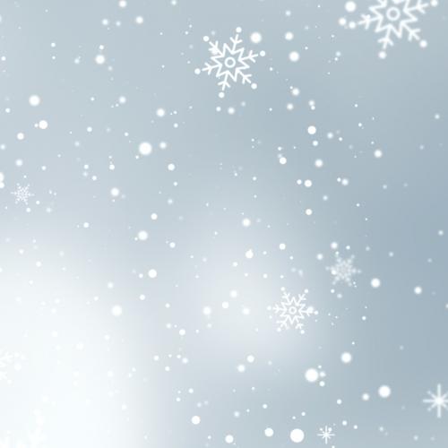 Snowflakes patterned on gray background - 1229738