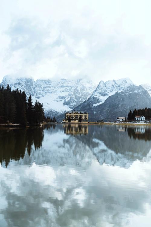 Dolomites, mountain range in Italy - 1230556