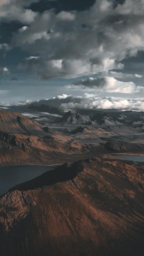 Blue lake near Landmannalaugar, Iceland mobile phone wallpaper - 1234756