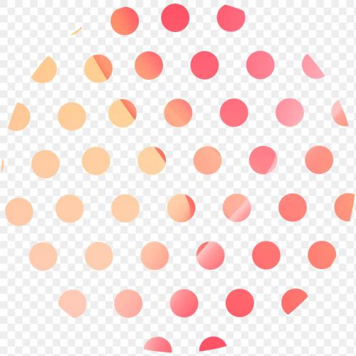 Colorful round gradient element transparent png - 1235238