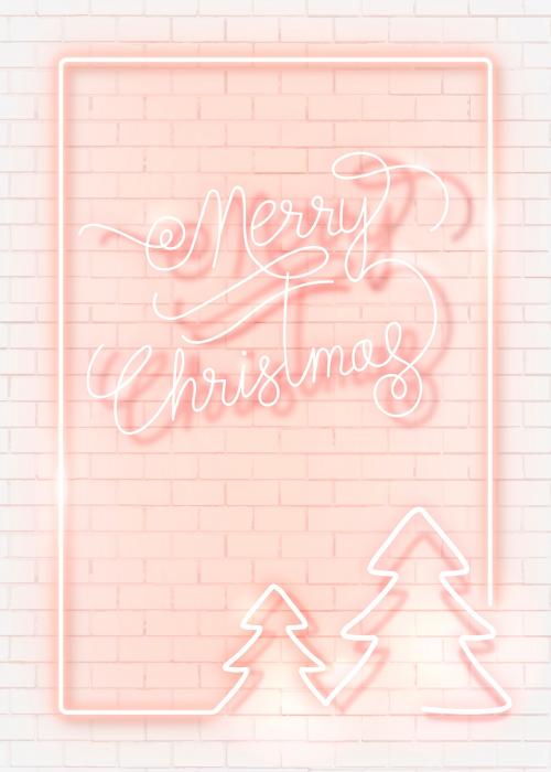 Christmas card template vector - 1233100