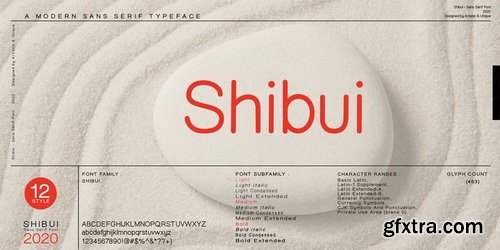 Shibui Font Family