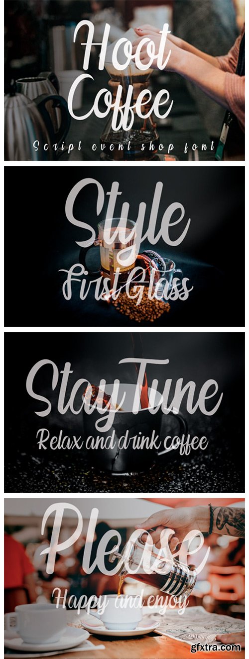 Hoot Coffee Font