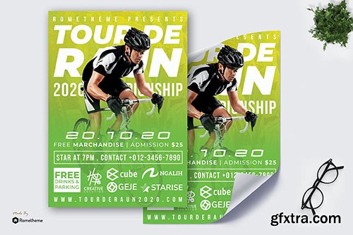 Tour de Raun Flyer - Race Poster RB