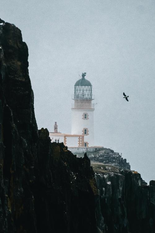 View of Neist Point Lighthouse on the Isle of Skye in Scotland - 935924