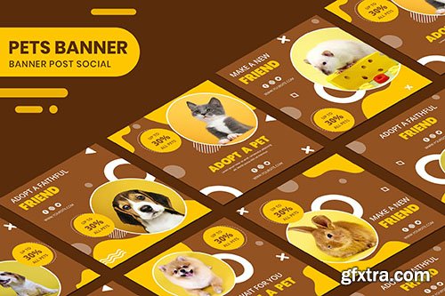 Adopt A Pet Instagram Post Collection Banner