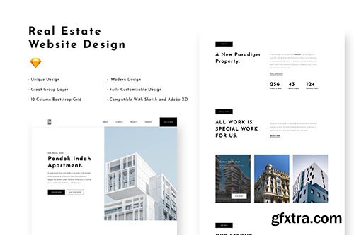 Real Estate - Website Design Template