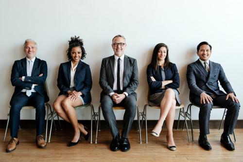 Group of business people studio portrait - 1217880