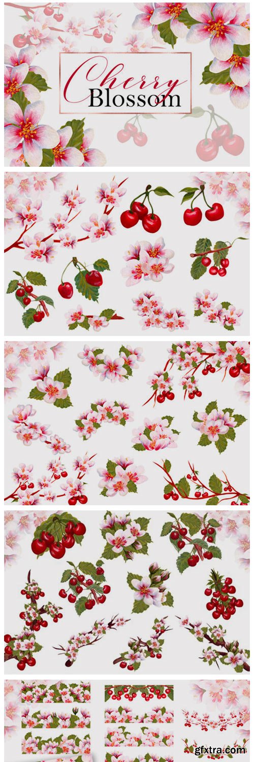 Acrylic Cherry Blossom Collection 4325648