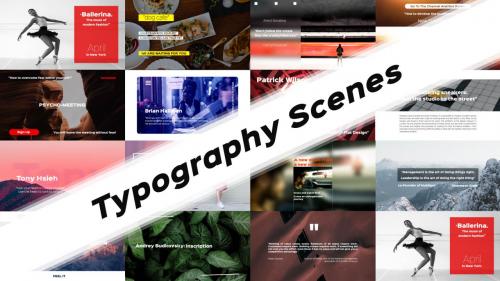 MotionArray - Typography Scenes - 414418