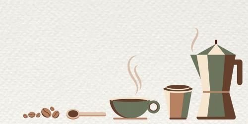 Coffee banner design template vector - 1180437