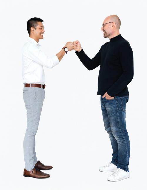 Business partners doing a fist bump - 475385