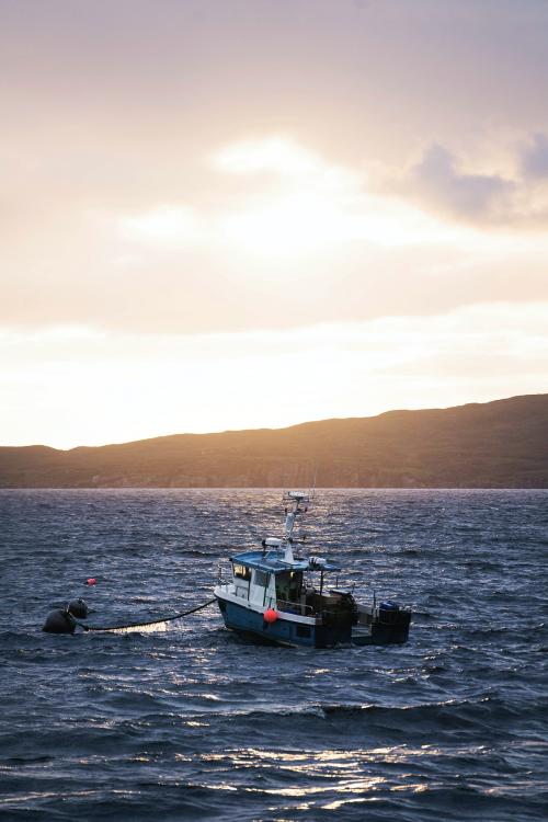 Fishing boat near Isle of Skye, Scotland - 1233397