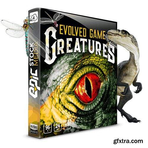 Epic Stock Media Evolved Game Creatures WAV