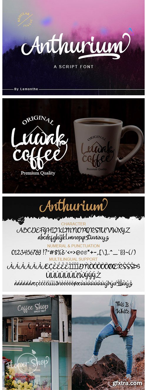 Anthurium Font