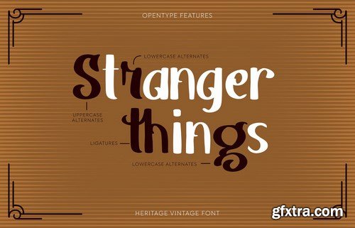 Heritage Vintage Font