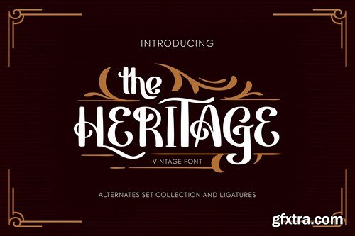 Heritage Vintage Font