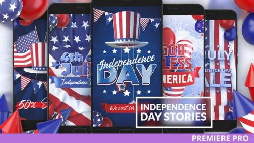 Videohive - 4th Of July Instagram Stories for Premiere