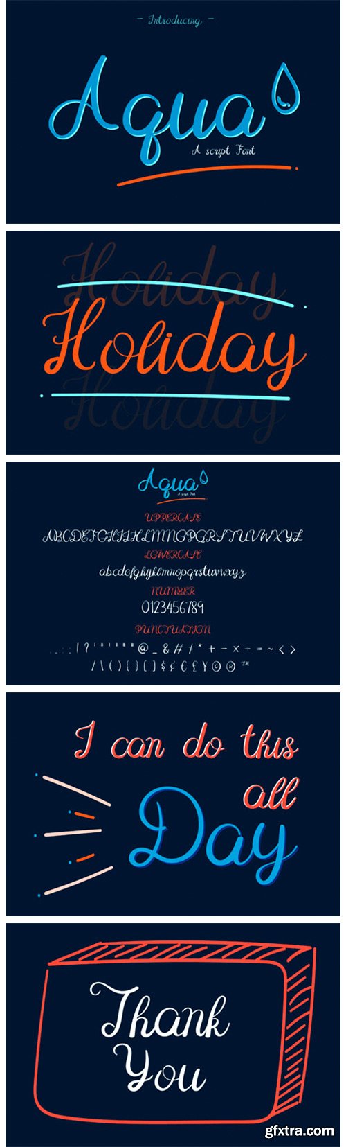 Aqua Font