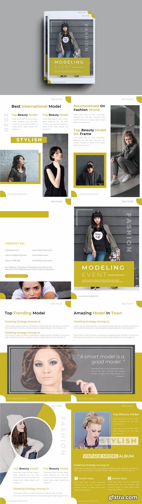 Modeling Event Brochure Template