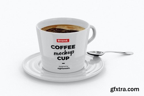 Ceramic Coffee Cup Mockup Template