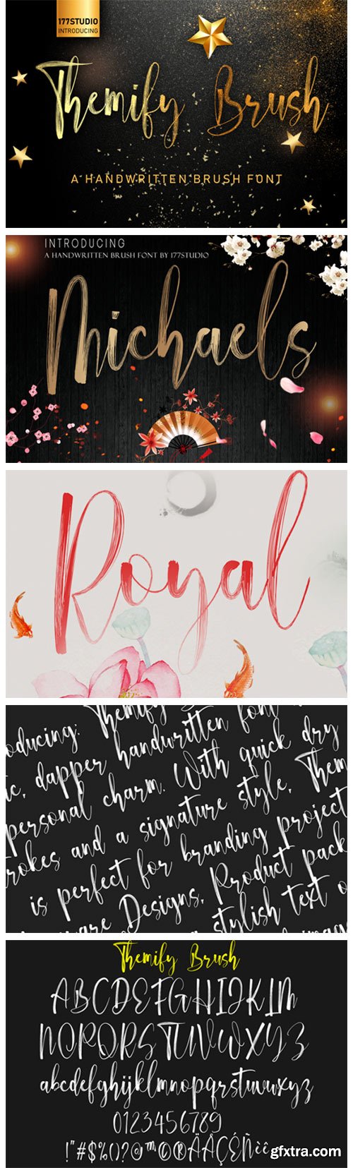 Themify Brush Font