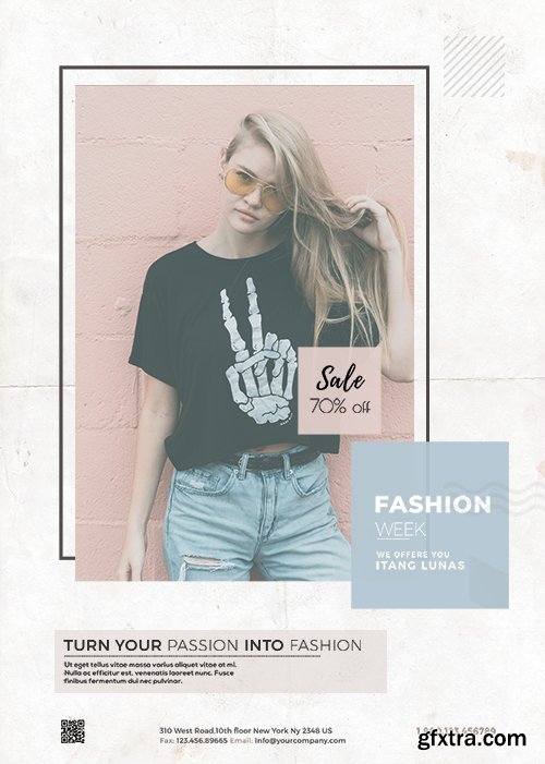 Fashion Week - Clean PSD Flyer Template