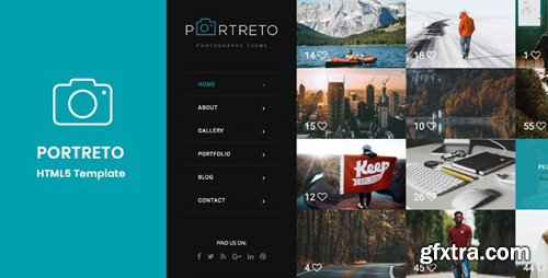 ThemeForest - Portreto v1.0 - Photography & Portfolio HTML5 Template - 20903842