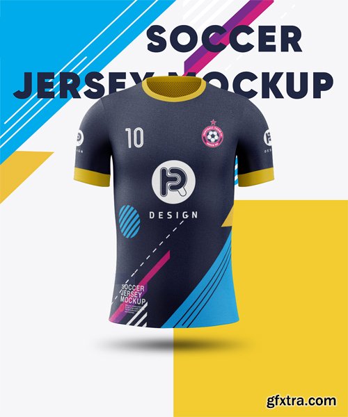 Soccer Jersey PSD Mockup