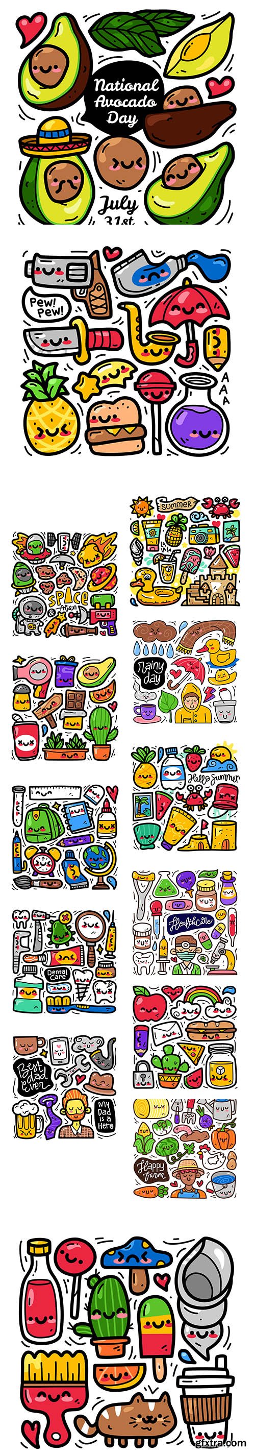 Doodle Collection Set