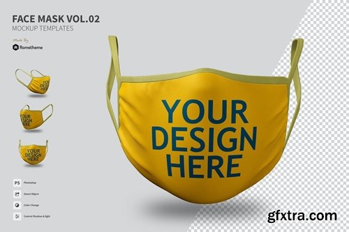 Face Mask vol.02 - Mockups FH