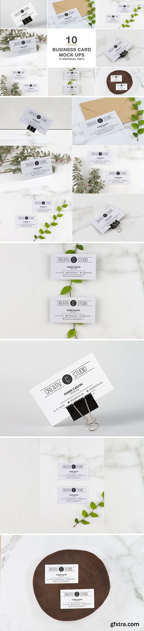 Business Card series Mock Up