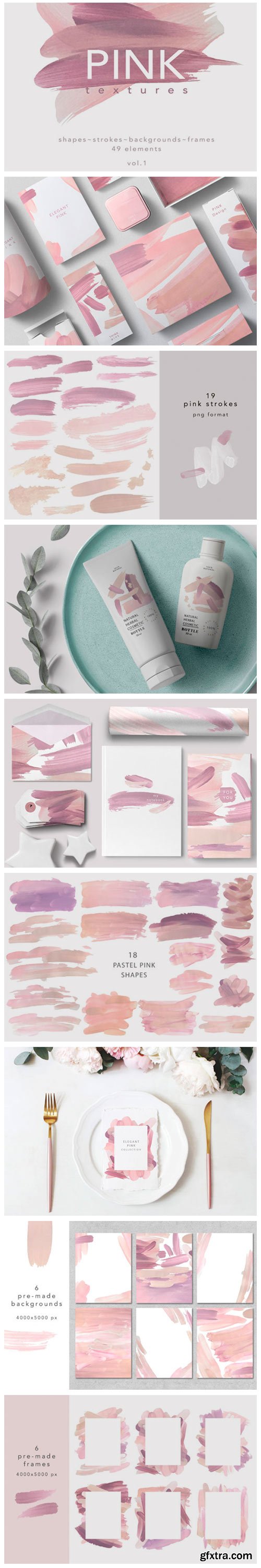 PINK Textures-vol.1 4460767