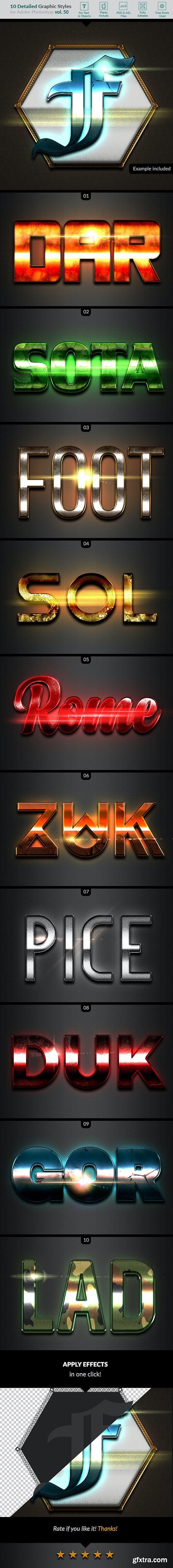 GraphicRiver - 10 Text Effects Vol. 50 26909356