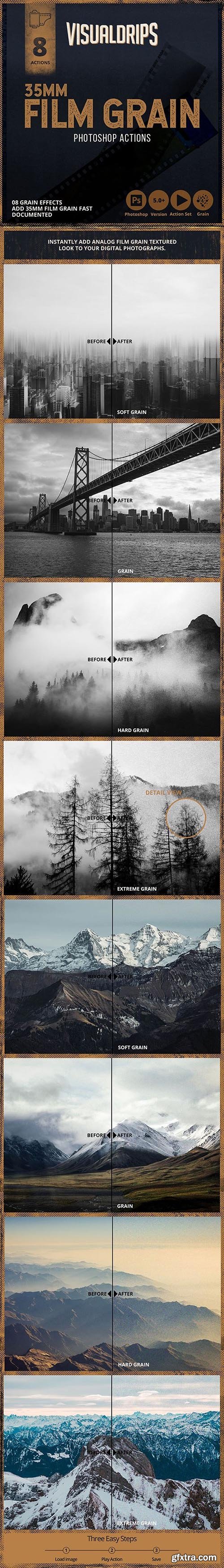 GraphicRiver - 35mm Film Grain - Photoshop Action 26843288