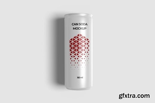 Top View Can Soda Mockup